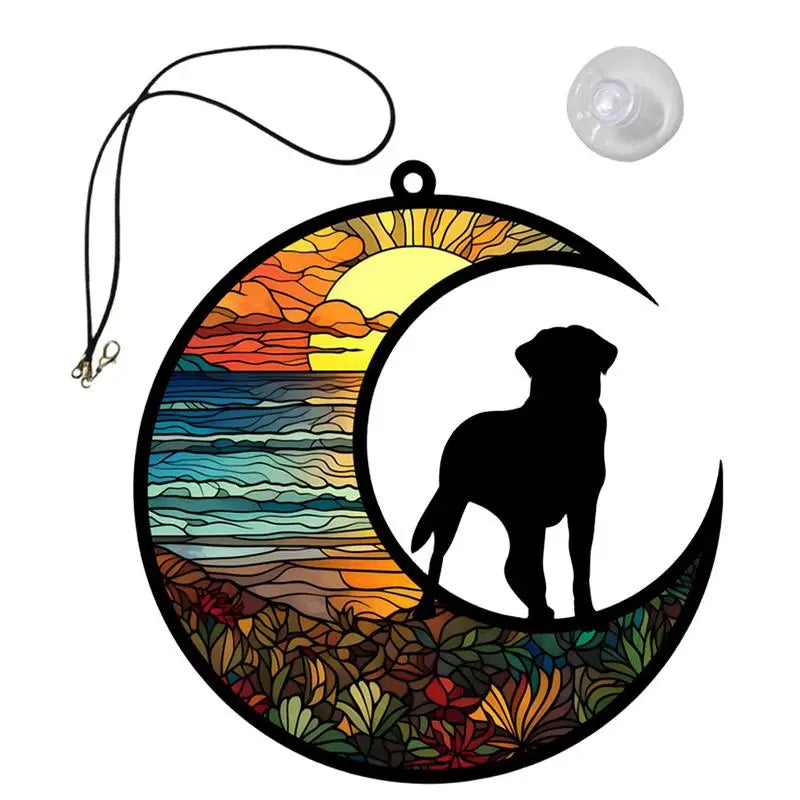 Pet Memorial Ornaments For Dogs Pet Memorial Decor Colorful Dog Christmas Ornaments Pet Supplies Dog Sympathy Ornaments For